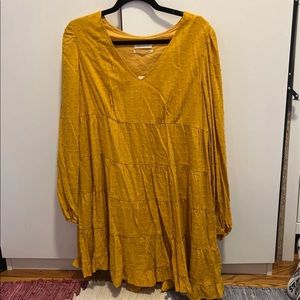 NWT Urban Outfitters Tiered Dot Dress - M